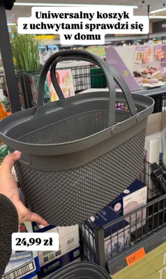 Uniwersalny koszyk z uchwytami promocja w Biedronka