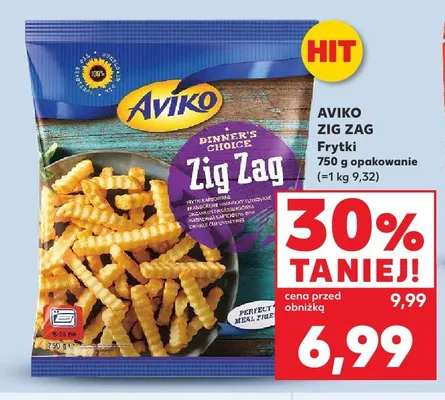 Frytki Aviko Zig Zag promocja w Kaufland