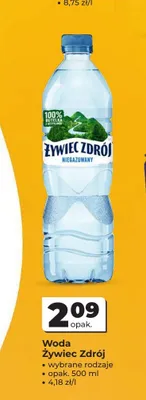 Woda Żywiec Zdrój niegazowana promocja w Odido