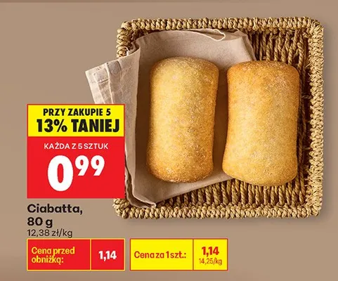 Ciabatta promocja w Biedronka