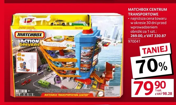 Centrum transportowe Matchbox promocja w Selgros