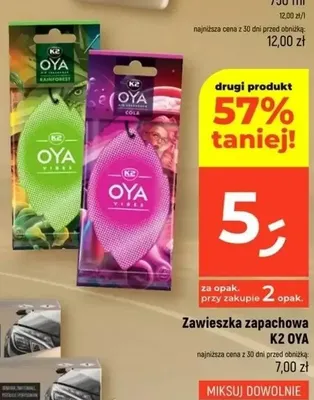 Zawieszka zapachowa K2 OYA Rainforest promocja w Dealz