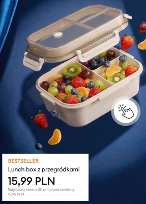 Lunch box z przegródkami Sinsay promocja w Sinsay
