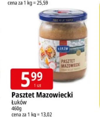 Pasztet Mazowiecki Łuków promocja w Leclerc