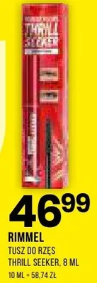 Tusz do rzęs Thrill Seeker promocja w Drogerie Natura