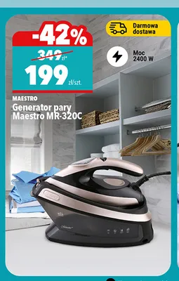 Generator pary Maestro MR-320C promocja w Biedronka