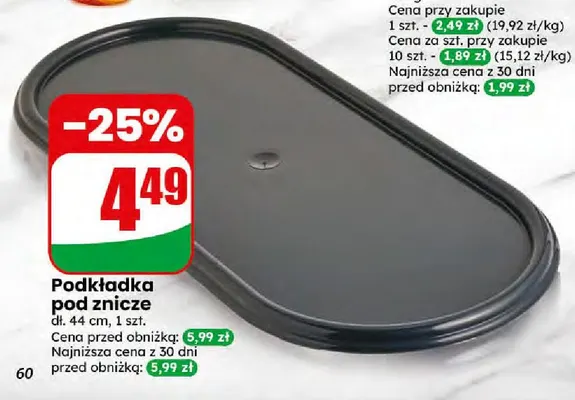 Podkładka pod znicze promocja w Dino