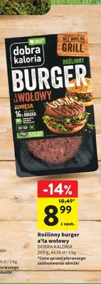 Roślinny burger a'la wołowy DOBRA KALORIA promocja w Intermarche