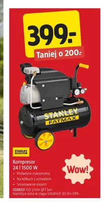Kompresor Stanley Fatmax promocja w Jula