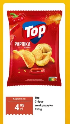 Chipsy smak papryka promocja w Biedronka