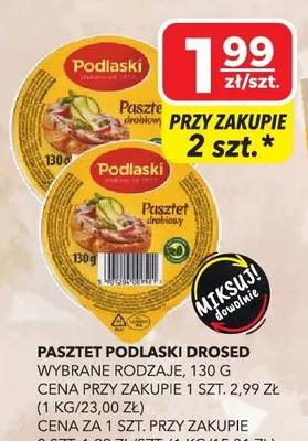 Pasztet drobiowy Podlaski Drosed promocja w Top Market
