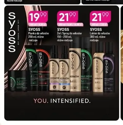 Żel do włosów Syoss promocja w Drogerie Koliber