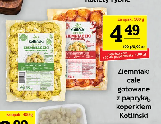 Ziemniaki całe gotowane z papryką Kotliński Ogródek promocja w Gram Market