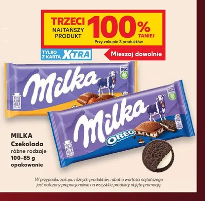 Czekolada mleczna Milka promocja w Kaufland