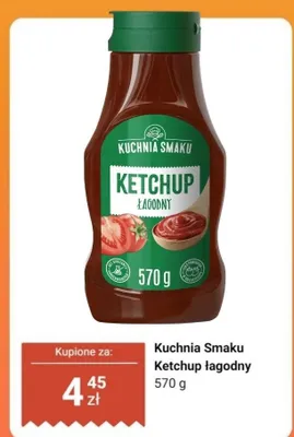 Ketchup łagodny promocja w Dino