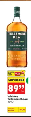 Whiskey Tullamore D.E.W. promocja w Biedronka