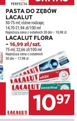 Pasta do zębów Lacalut promocja w Stokrotka