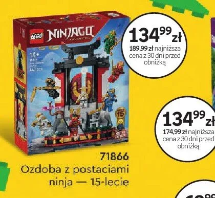 Klocki LEGO Ninjago 71866 Ozdoba z postaciami ninja - 15-lecie promocja w Empik