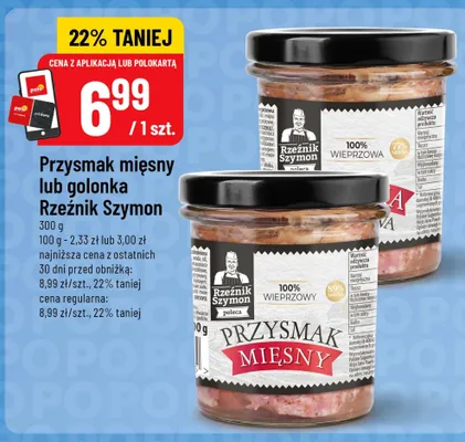 Golonka Rzeźnik Szymon promocja w POLOmarket
