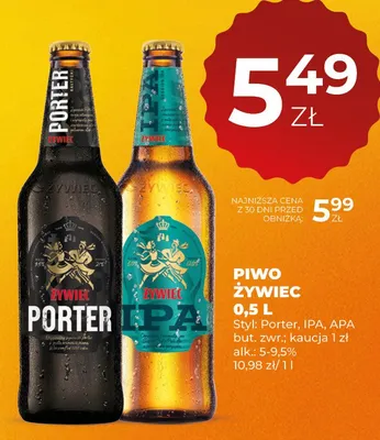 Piwo IPA promocja w Duży Ben
