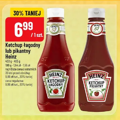 Ketchup pikantny Heinz promocja w POLOmarket