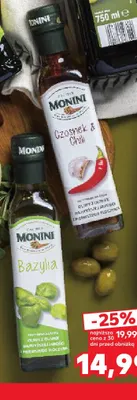 Oliwa z oliwek extra virgin bazylia Monini promocja w Kaufland