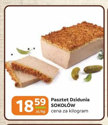 Pasztet Dzidunia Sokołów promocja w Gama