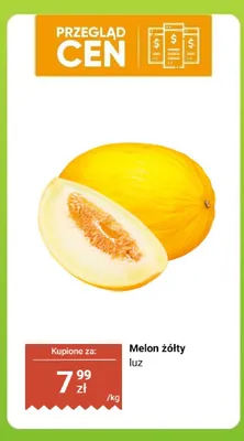 Melon żółty luz promocja w Biedronka