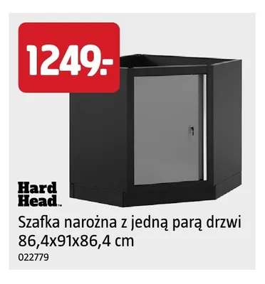 Szafka narożna z jedną parą drzwi 86,4x91x86,4 cm Hard Head promocja w Jula