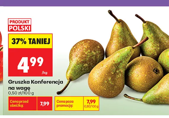 Gruszka Konferencja promocja w Biedronka