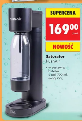 Saturator Dafi PushAir promocja w Biedronka