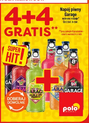 Napój piwny Garage promocja w POLOmarket