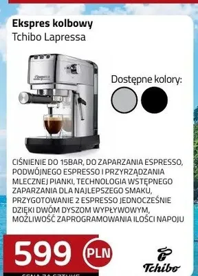 Ekspres kolbowy Tchibo Lapressa promocja w kakto.pl