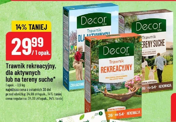 Trawnik rekreacyjny, dla aktywnych lub na tereny suche promocja w POLOmarket