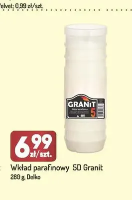 Wkład parafinowy 5D Granit promocja w Avita