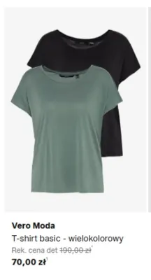T-shirt basic Vero Moda wielokolorowy promocja w Lounge by Zalando