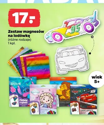 Zestaw magnesów na lodówkę Król Lew promocja w Netto