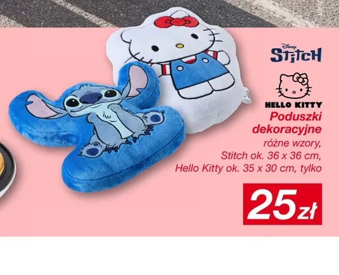 Poduszka dekoracyjna Hello Kitty 35x30 cm promocja w KiK