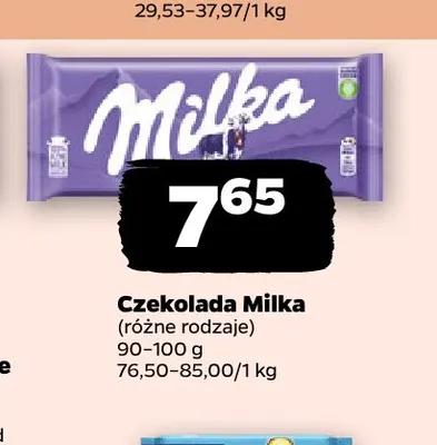 Czekolada Milka promocja w Netto