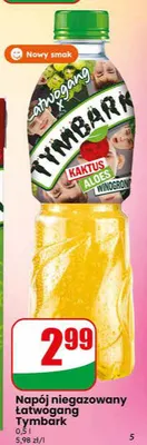 Napój niegazowany Tymbark Łatwogang Kaktus Aloes Winogrono promocja w Dino