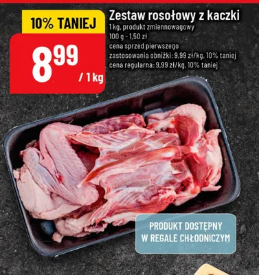 Zestaw rosołowy z kaczki produkt zmiennowagowy promocja w POLOmarket