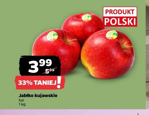 Jabłko kujawskie polskie promocja w Netto