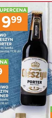 Piwo Cieszyn Porter promocja w Stokrotka