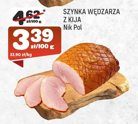 Szynka Wędzarza z kija Nik Pol promocja w Społem Praga
