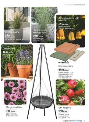 Girlanda solarna LED Bamboo promocja w Castorama