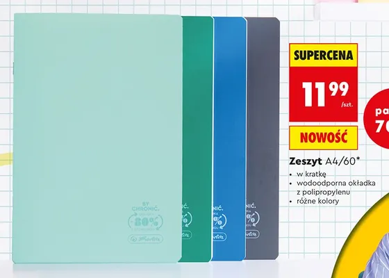 Zeszyt A4/60* Herlitz promocja w Biedronka