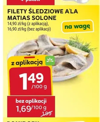 Filety śledziowe a'la Matias solone promocja w Stokrotka