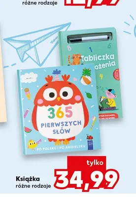 Książka 365 pierwszych słów promocja w Kaufland