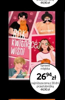Książka Rok kwitnącej wiśni Emilia Mikos promocja w Empik
