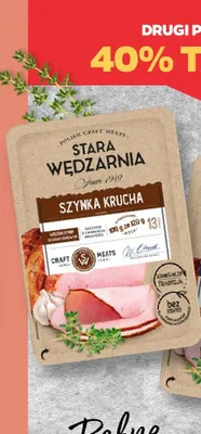 Szynka krucha Stara Wędzarnia promocja w Netto
